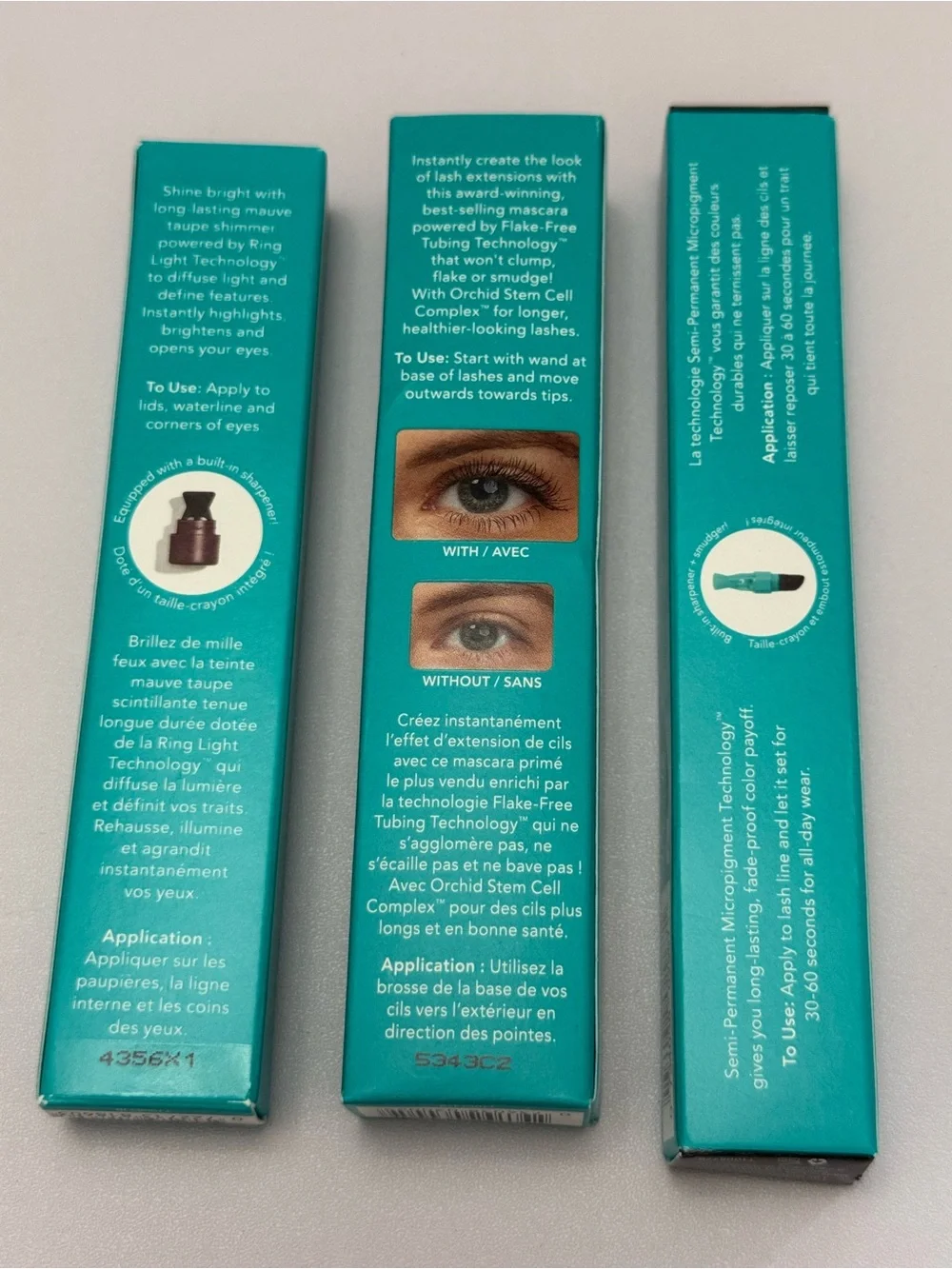 Thrive Causemetics 3-Step Eye Set Mascara Eyeliner Brightener Muna Black